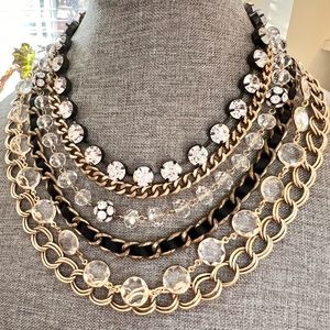 Betsey Johnson Multi-Chain Statement Necklace Rare/HTF!